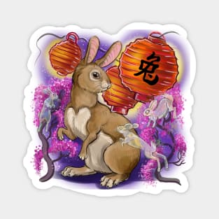 Chinese Year of the Rabbit Magnet