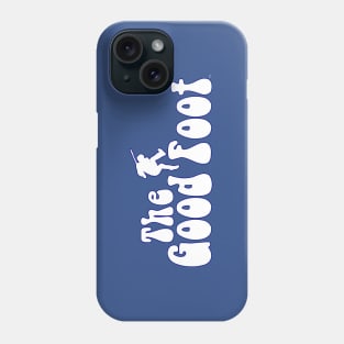 THE GOOD FOOT - (White logo / Blue outline) Phone Case