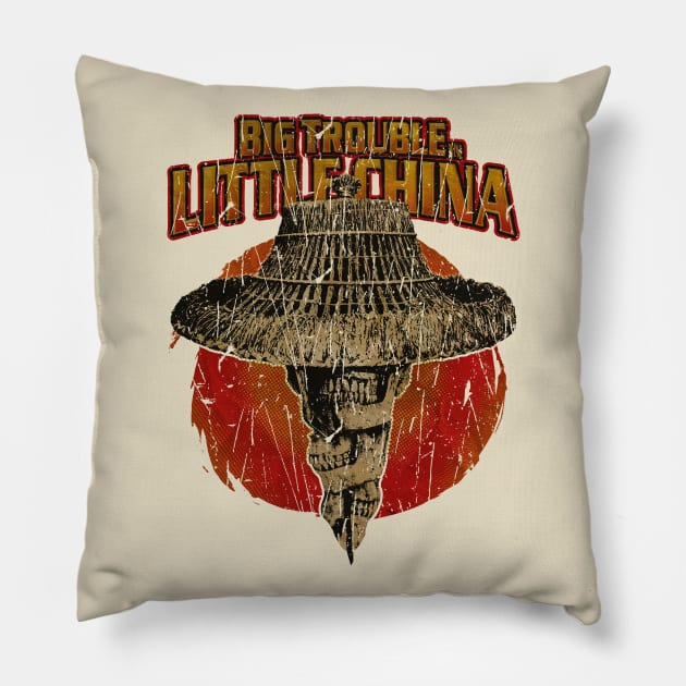 BIG TROUBLE IN LITTLE CHINA RETROO Pillow by garudabot77