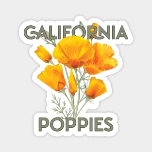California Poppies Magnet