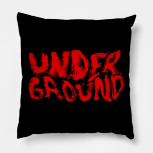 Under Ground Tees Pillow