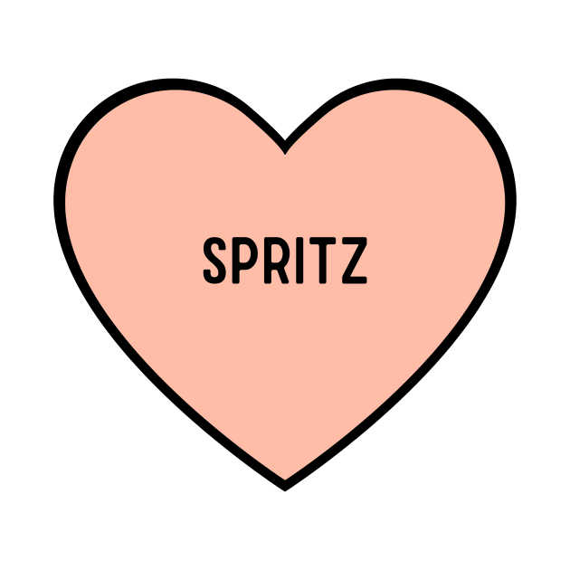 I Love Spritz Heart Shape by BloomingDiaries