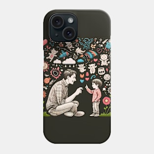 Bond of Generations: Heartfelt Father and Son Adventures Phone Case