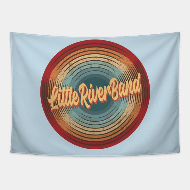 Little River Band Vintage Circle Tapestry by musiconspiracy