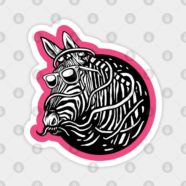 Zebra Magnet by Stayhoom