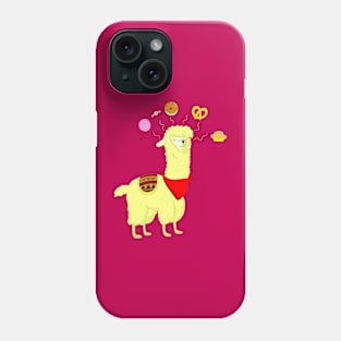 Hungry alpaca Phone Case
