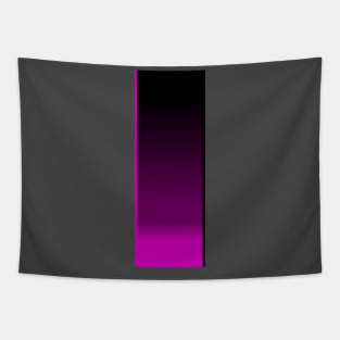 Black, Hot Pink Gradient Rectangle Design Tapestry