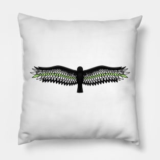 Fly With Pride, Raven Series - Agender Pillow