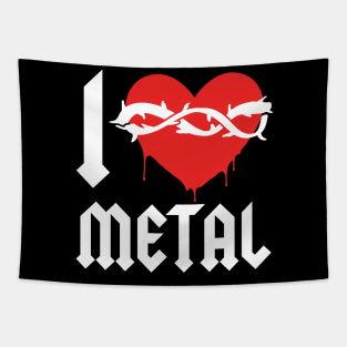 I LOVE METAL Tapestry