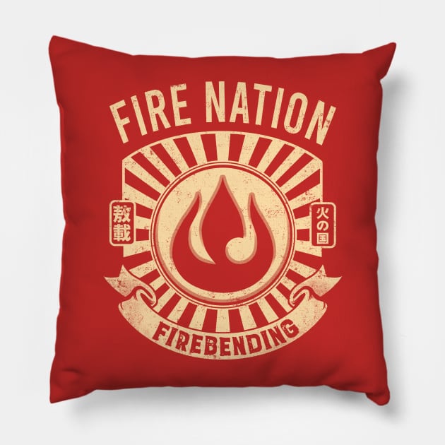 Fire Nation Pillow by OniSide