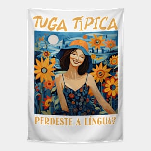 perdeste a língua v3 Tapestry