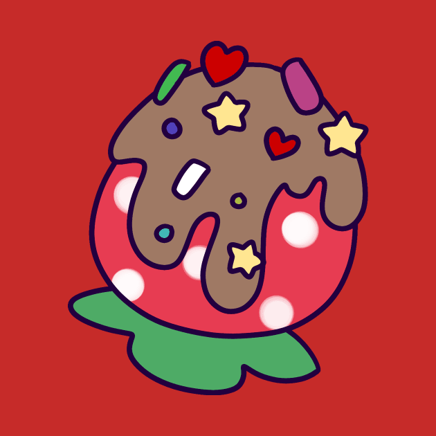 Chocolate Strawberry with Sprinkles by saradaboru