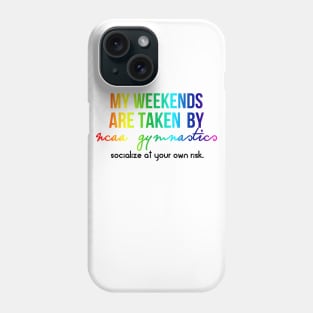 NCAA Gymnastics Weekend Phone Case