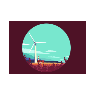 wind turbine energy T-Shirt