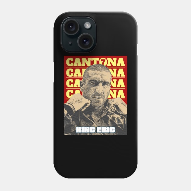 ERIC "THE KING" CANTONA Phone Case by MUVE