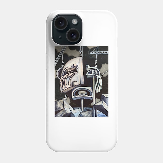 Deconstructing Grief Phone Case by jerrykirk