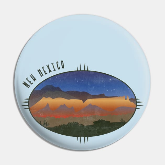 New Mexico Pin by AtomicGirl
