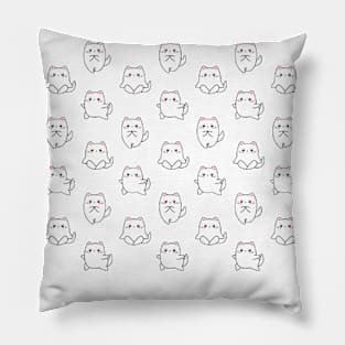 Cute cat yoga. Pillow