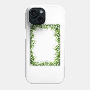 blanch frame green Phone Case