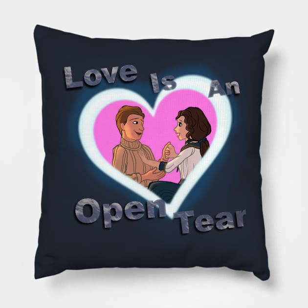 Love is an Open Tear Pillow by ToyboyFan