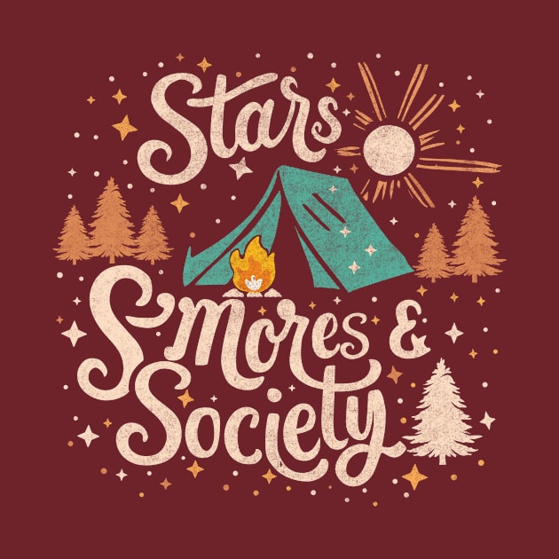 Stars & S'mores Society by Tees For UR DAY
