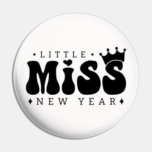 Little Miss New Year Pin