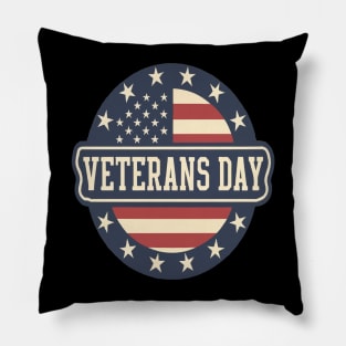 Happy Veterans Day Pillow