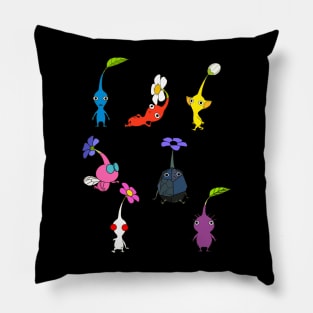 Pikmin Characters Pillow