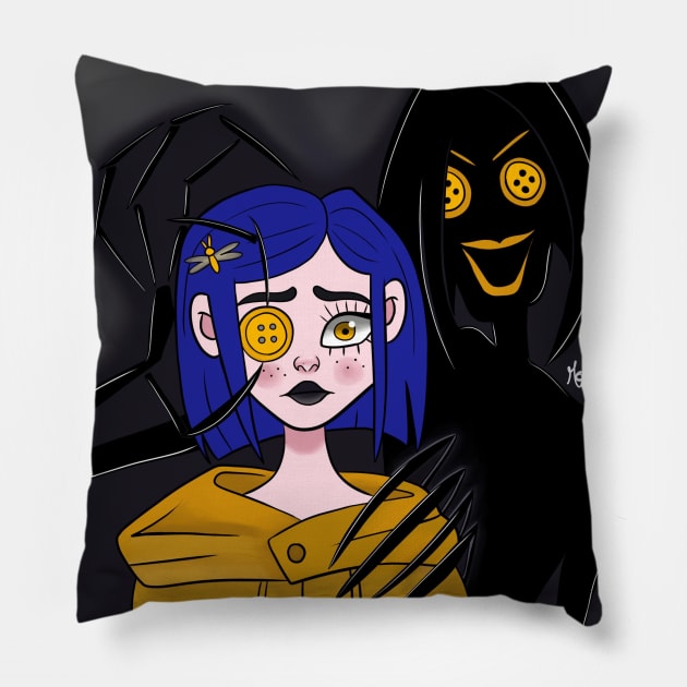 Coraline Pillow by Artof.fer