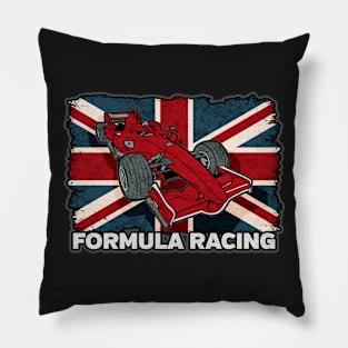 Formula Racing UK Flag Pillow