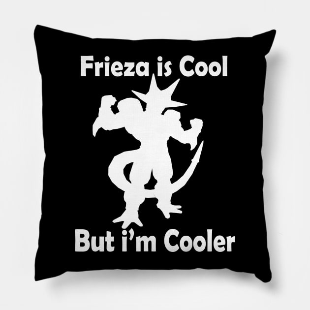 Dragon ball  - Frieza is cool But I'm Cooler Pillow by itsDamon