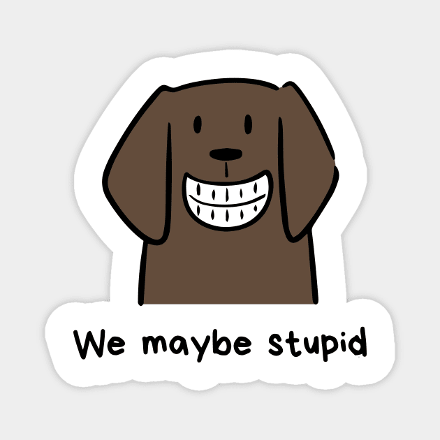 We maybe stupid Magnet by Truly