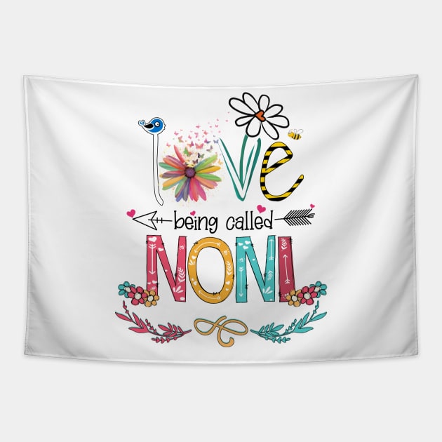 Love Being Called Noni Happy Mother's Day Tapestry by KIMIKA