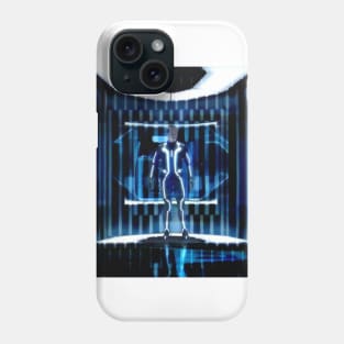 TRON in Blue Phone Case