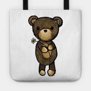 Adorable Teddy Bear Drawing Tote
