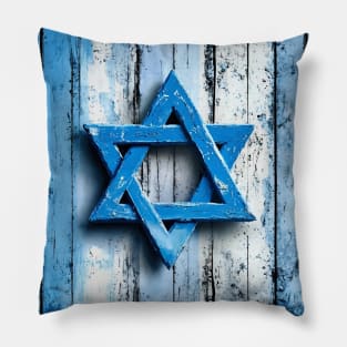 Shabby Chic Star of David Pillow