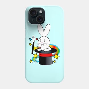 Magic Hat with Wand and Rabbit Phone Case