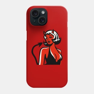 Retro Devil Girl Phone Case