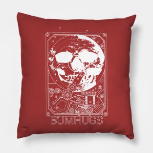 Hard Drive Skull Pillow