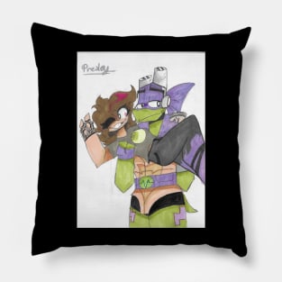 Donnie and Fan Pillow