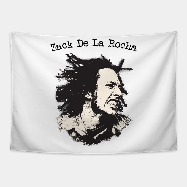 Zack De La Rocha Tapestry by Yopi