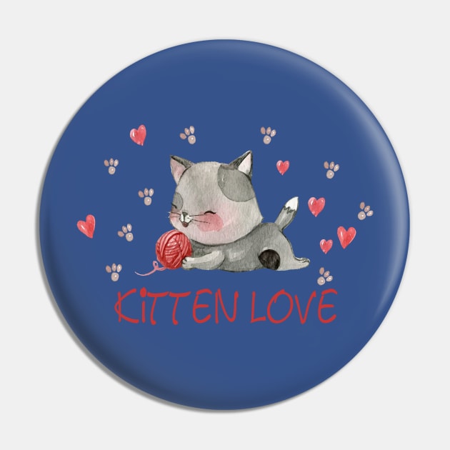 Kitten Love Pin by AlondraHanley