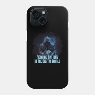 Fighting Battles in the Digital World Phone Case