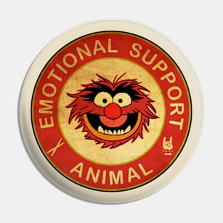 Emotional Support Animal Red Pin