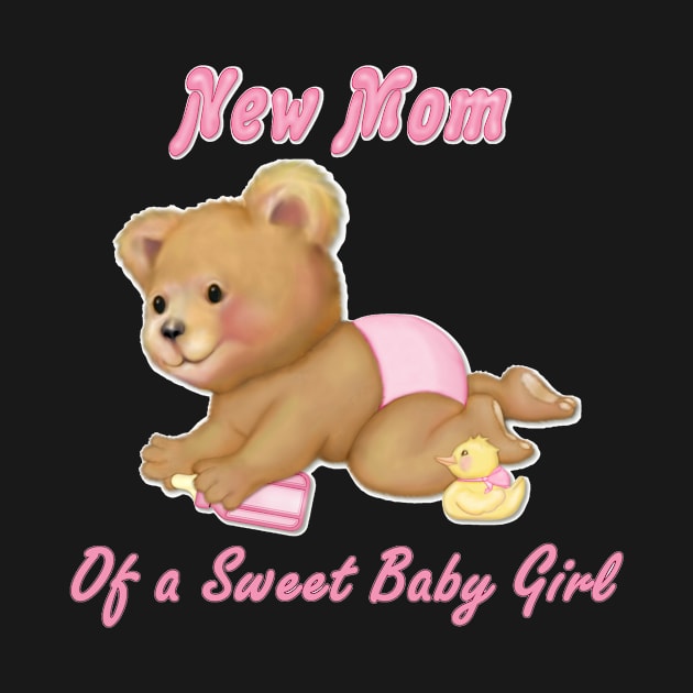 Crawling Teddy - New Mom of Girl by SpiceTree