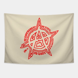 Anarchist Symbol Tapestry
