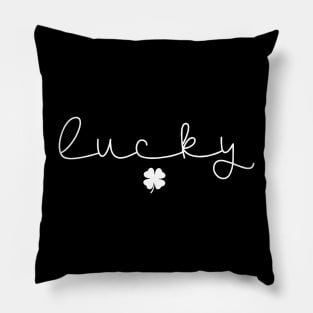 Lucky Clover St Patricks Day 2 Pillow