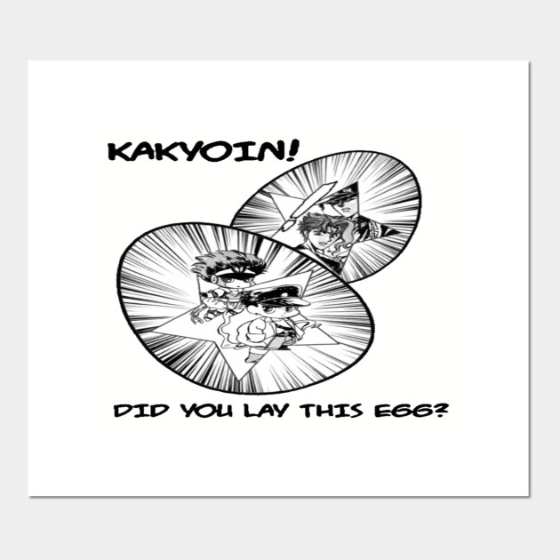 Get Wallpaper Kakyoin Did You Lay This Egg Jojos Bizarre Adventure Cartel Free HD