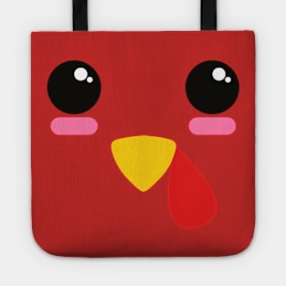 Turkey Face Costume T-Shirt Tote