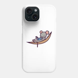 Cute Cartoon Rat's Lazy Day In a Hammock Phone Case